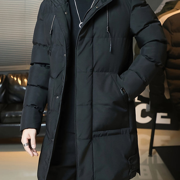 Rhett | Gewatteerde Lange Hooded Jas