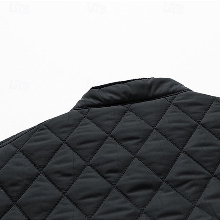 Ashton | Gequilt Jacket met Staande Kraag