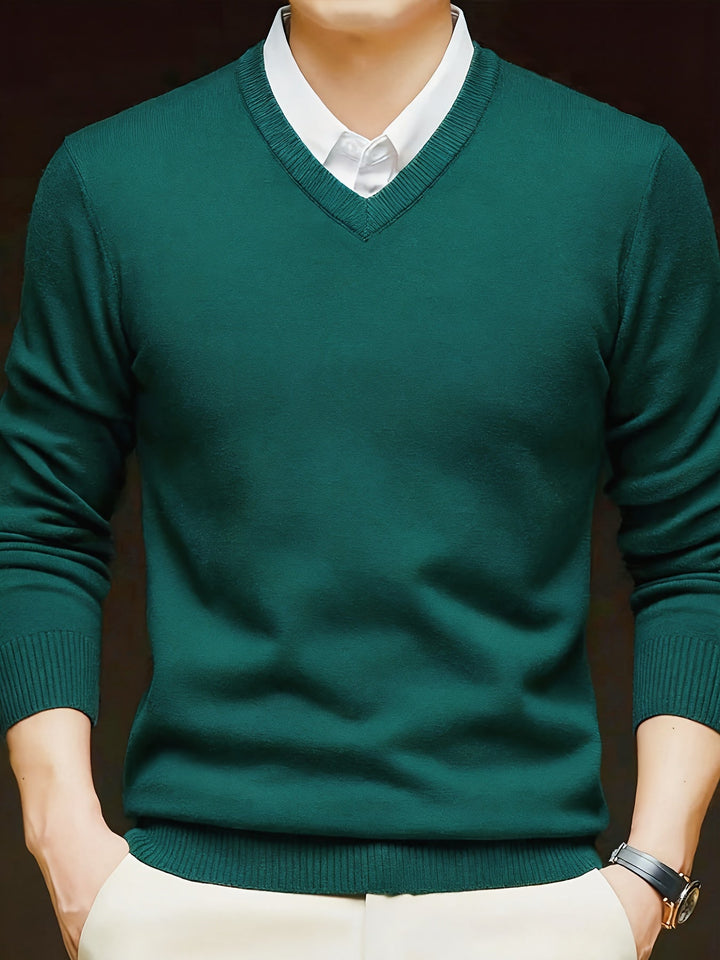Emory | Klassieke V-hals Pullover