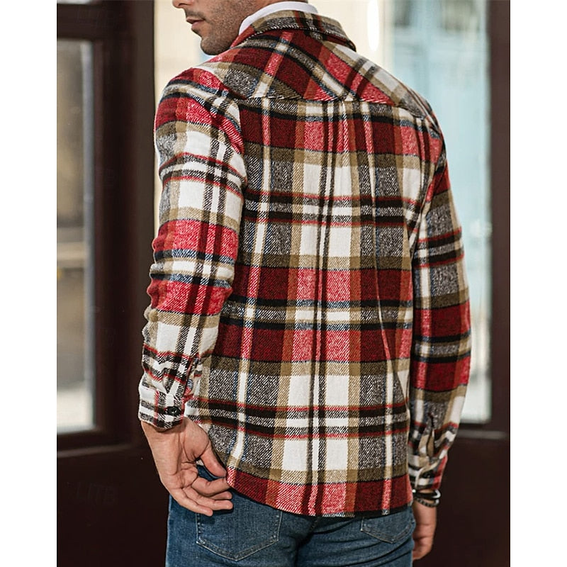 Dawson | Robuuste Geruite Shirtjas