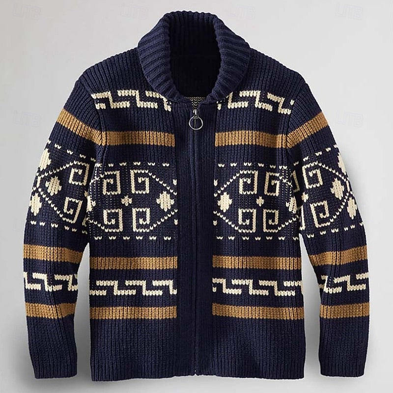 Sawyer | Patroon Rits Cardigan
