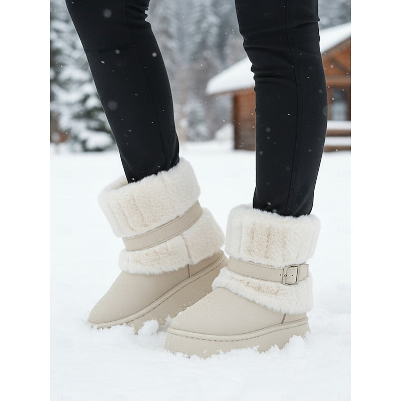 Cecily | Gezellige Sneeuwlaarzen met Bonttrim