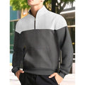 Braxton | Textured Quarter-Zip Sweatshirt