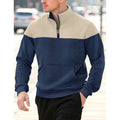 Braxton | Textured Quarter-Zip Sweatshirt