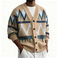 Marcus | Patroon Knopen Cardigan