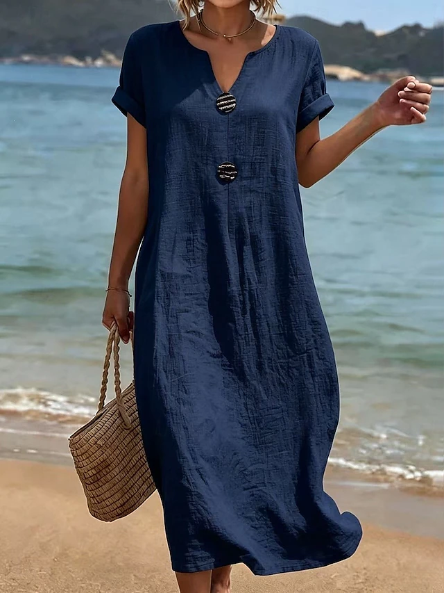Harriet | Relaxed Midi Jurk