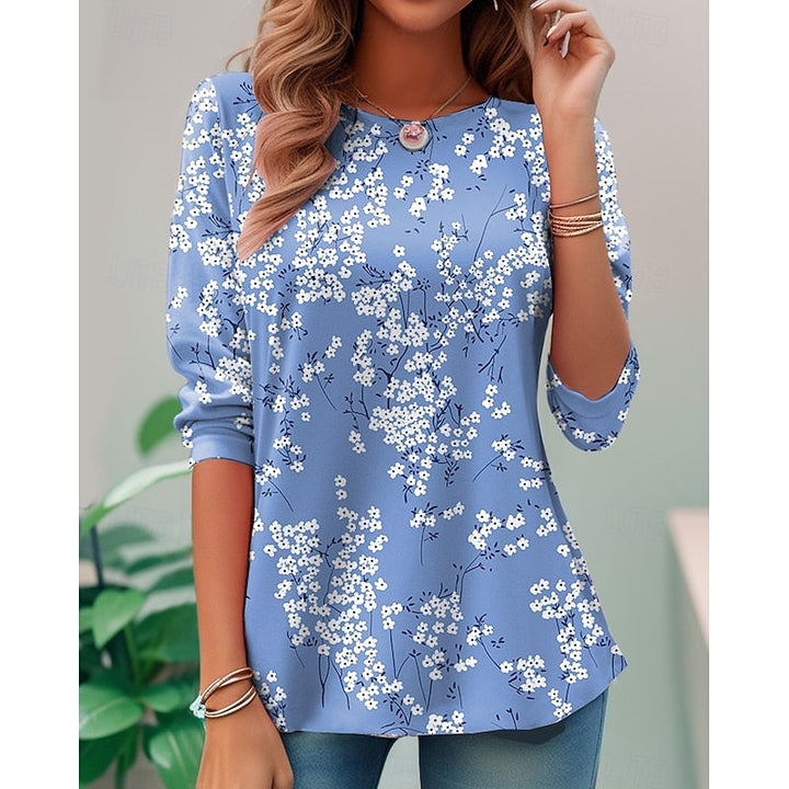 Miriam | Bloemen Lange Mouwen Top