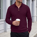 Quentin | Textured Quarter-Zip Pullover
