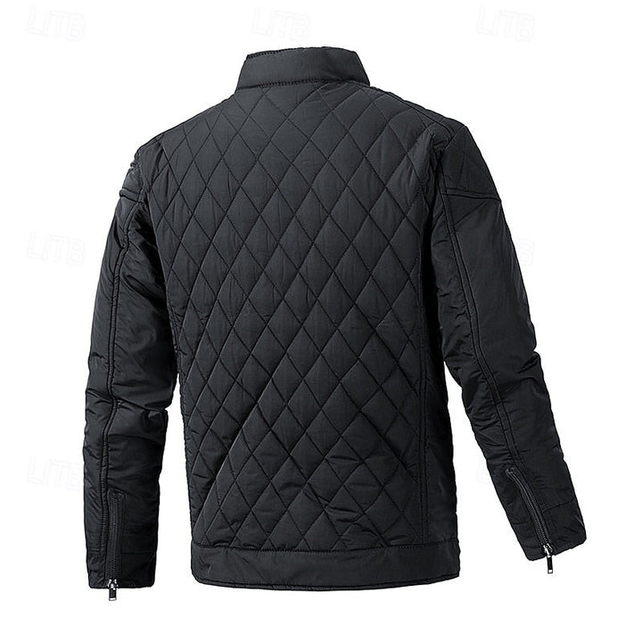 Ashton | Gequilt Jacket met Staande Kraag