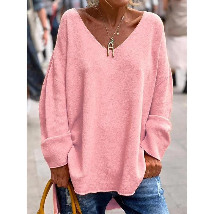 Willow | Relaxed V-Hals Pullover