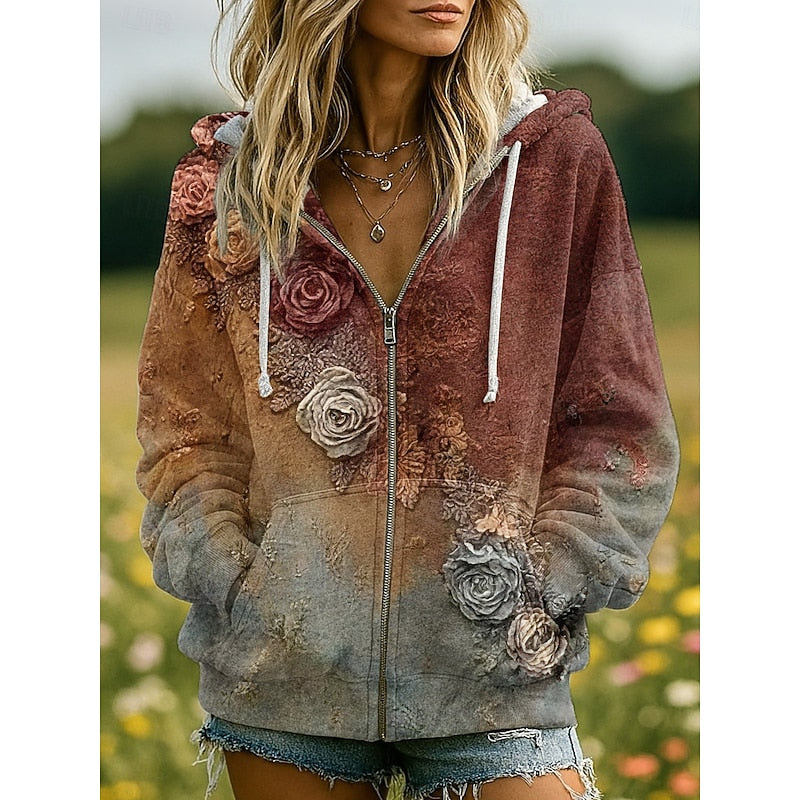 Willow | Natuur-geïnspireerde Zip-Up Hoodie