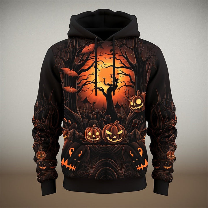 Holden | Halloween Pompoen Grafische Hoodie