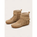 Susannah | Franje Moccasin Enkellaarsjes