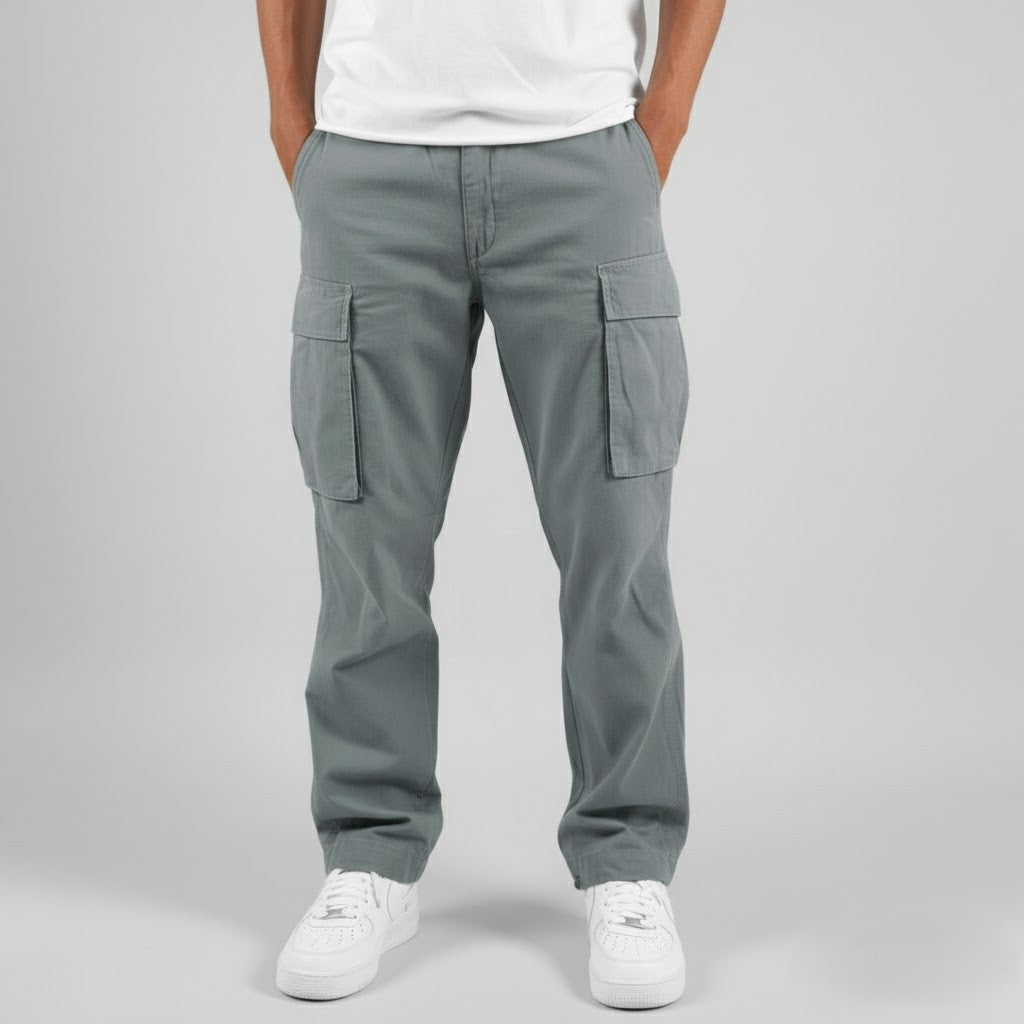 Spencer | Relaxed Fit Cargo Broek met Zijzakken