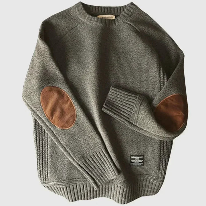 Edmund | Klassieke Elleboogpatch Trui