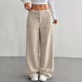 Rosalie | Brede-Pijpen Hoge Taille Broek