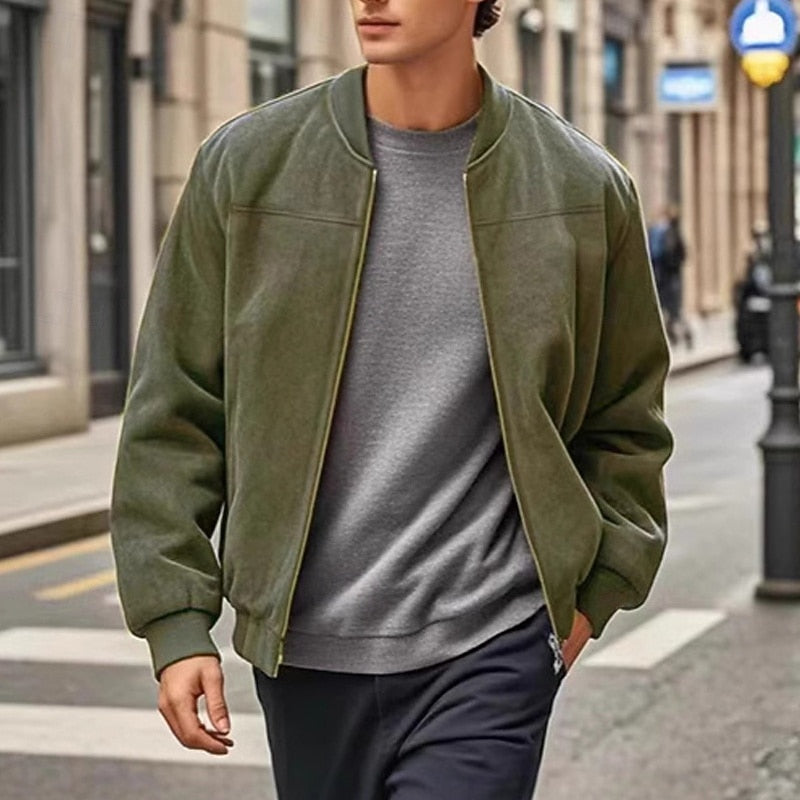 Lincoln | Staande Kraag Zip Jacket