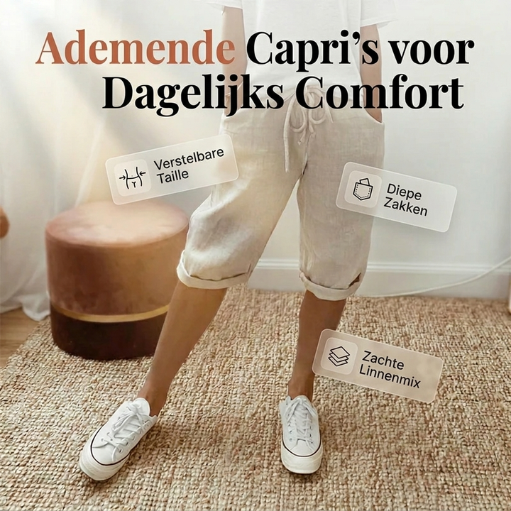 Elise | Relaxed Korte Broek tot de Knie