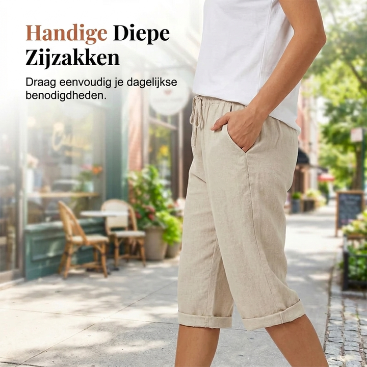 Elise | Relaxed Korte Broek tot de Knie