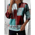Annabel | Half-Zip Kleurblok Sweatshirt