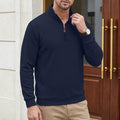 Nash | Textured Quarter-Zip Pullover