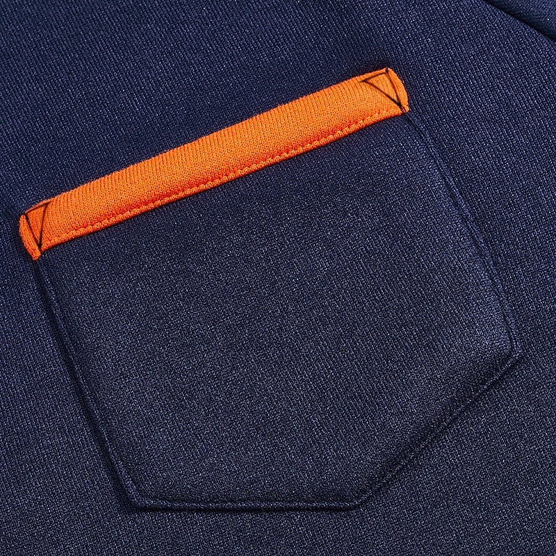 Keith | Kwart-Zip Kleurblok Pullover