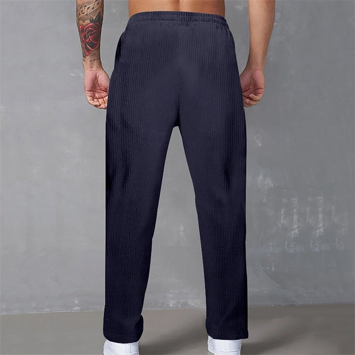 Crosby | Ontspannen Geribbelde Broek