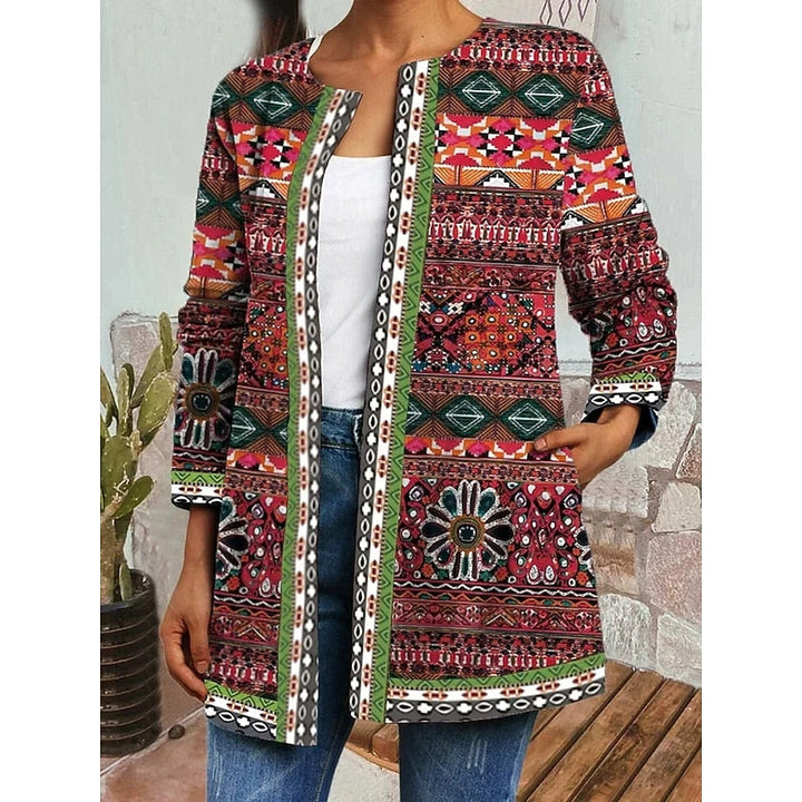Rosetta | Ambachtelijke Open-Front Jacket