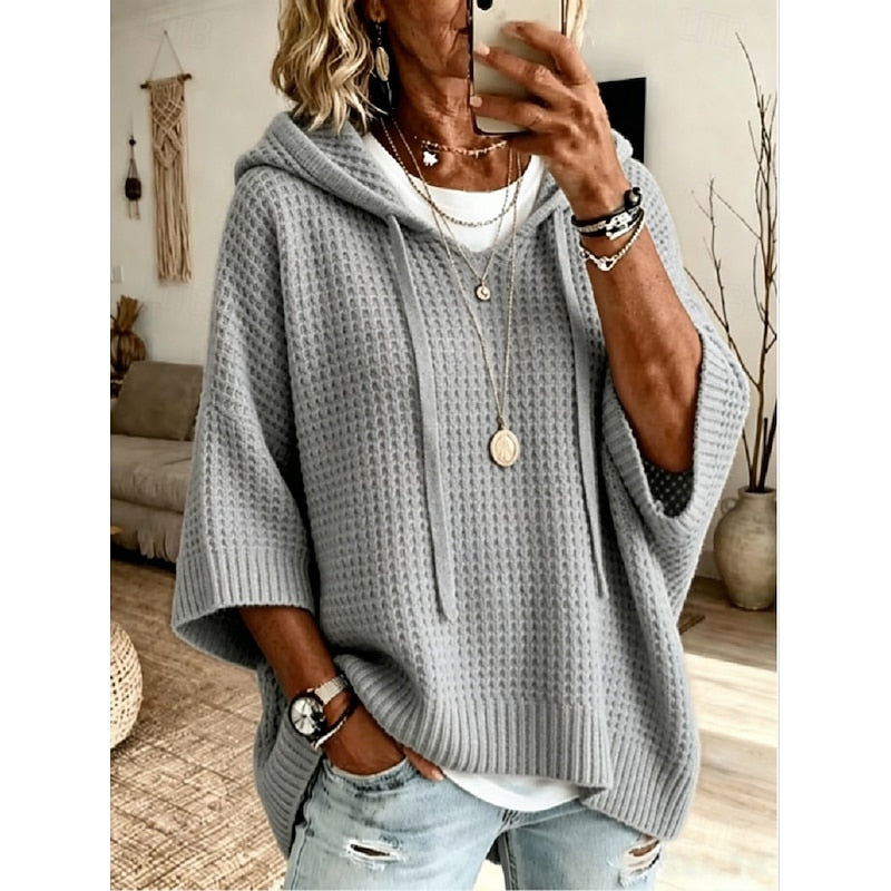 Carol | Ontspannen Wafeltextuur Hoodie