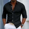 Vincent | Textured Longsleeve Shirt