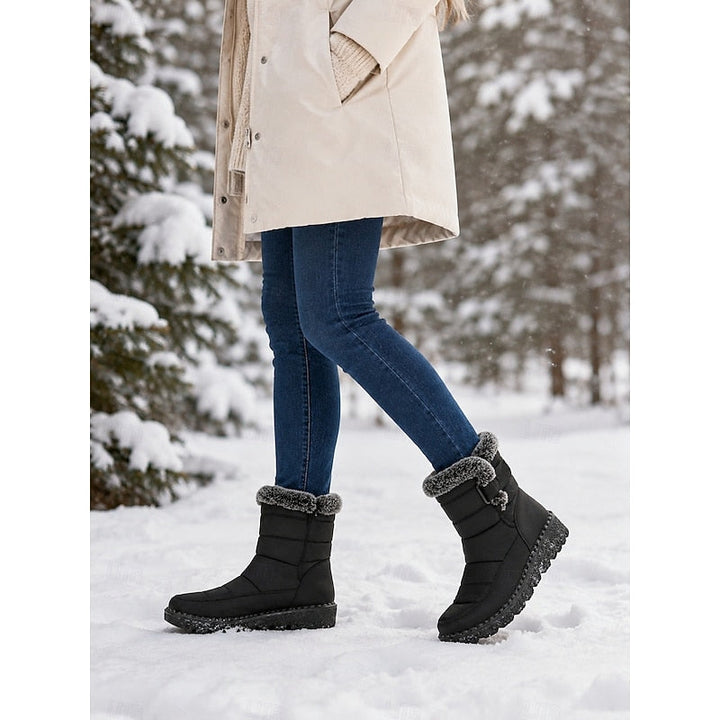 Greta | Gezellige Winter Snowboots met Bontafwerking