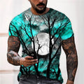 Jonah | Halloween Maan Grafisch Crew Neck T-Shirt