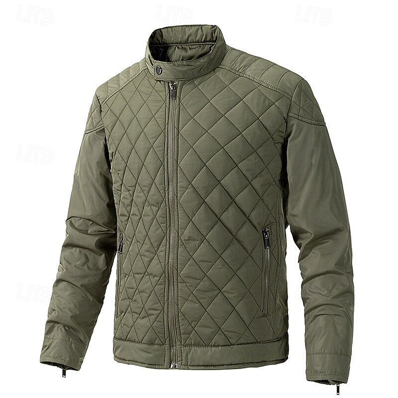 Ashton | Gequilt Jacket met Staande Kraag
