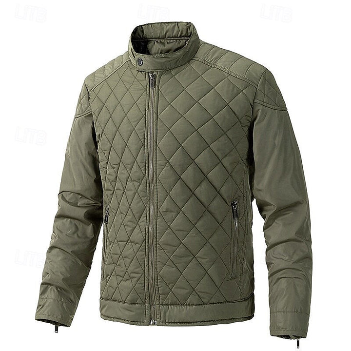 Ashton | Gequilt Jacket met Staande Kraag