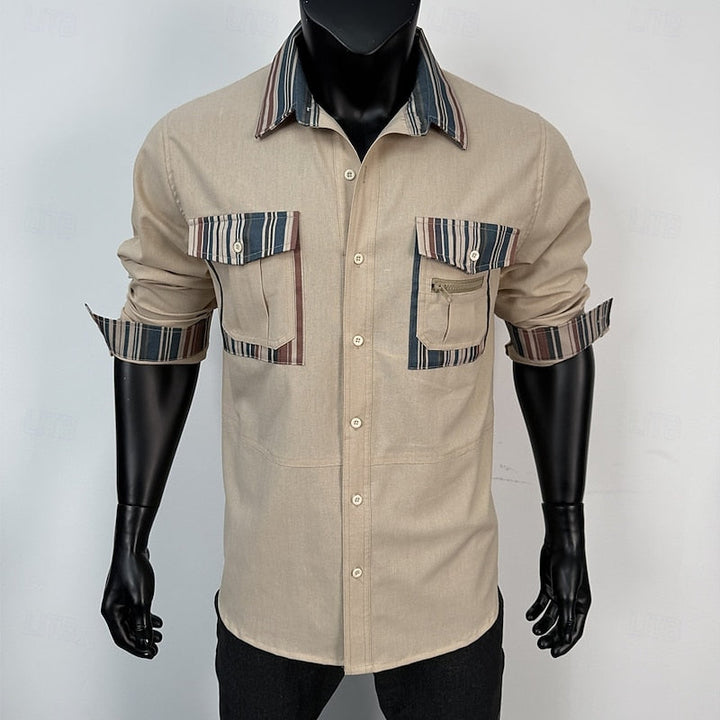 Jasper | Lange Mouwen Utility Shirt
