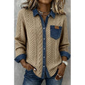 Colette | Textured Contrast Shirt