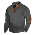 Garrett | Textured Staande-Kraag Pullover