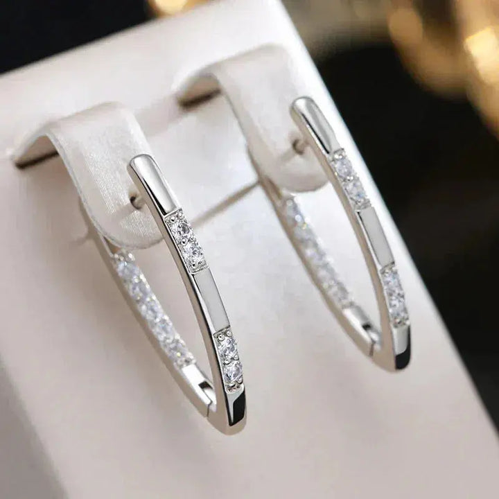 Anita | Elegante Zirkonia Steentjes Oorbellen
