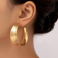 Teresa | Vintage Gouden Hoepel Oorbellen