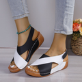 Emily | Comfortabele Open Teen Wedge Sandal