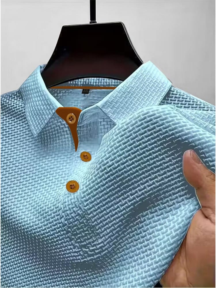 Harrison | Verfijnde Textuur Polo Shirt