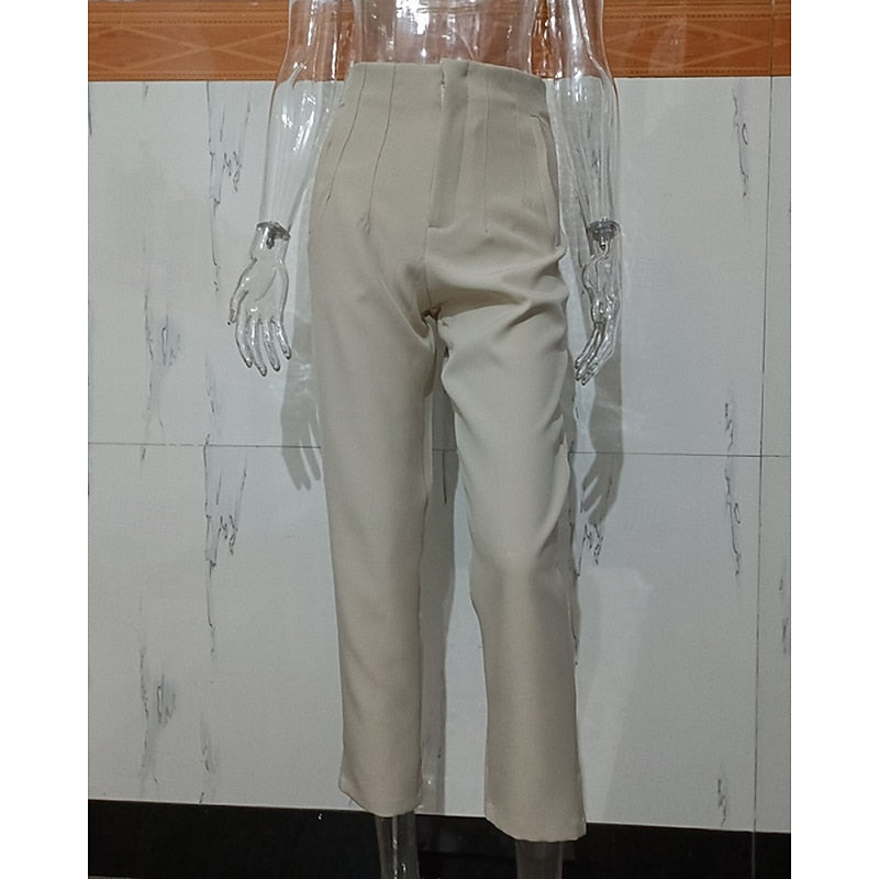 Adrienne | Hoge Taille Tailored Broek