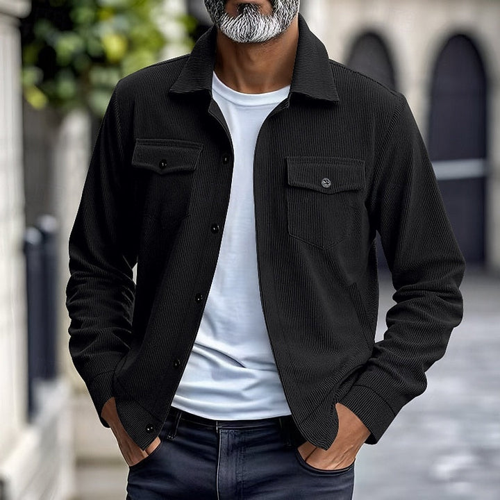 Maxwell | Geribbelde Utility Jacket