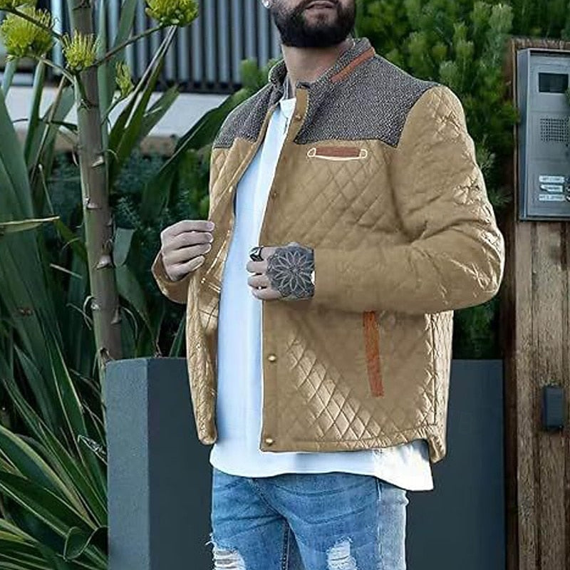 Hayes | Gequilt Jacket met Staande Kraag