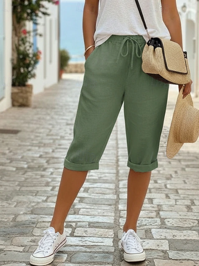 Marlowe | Ontspannen Drawstring Capris