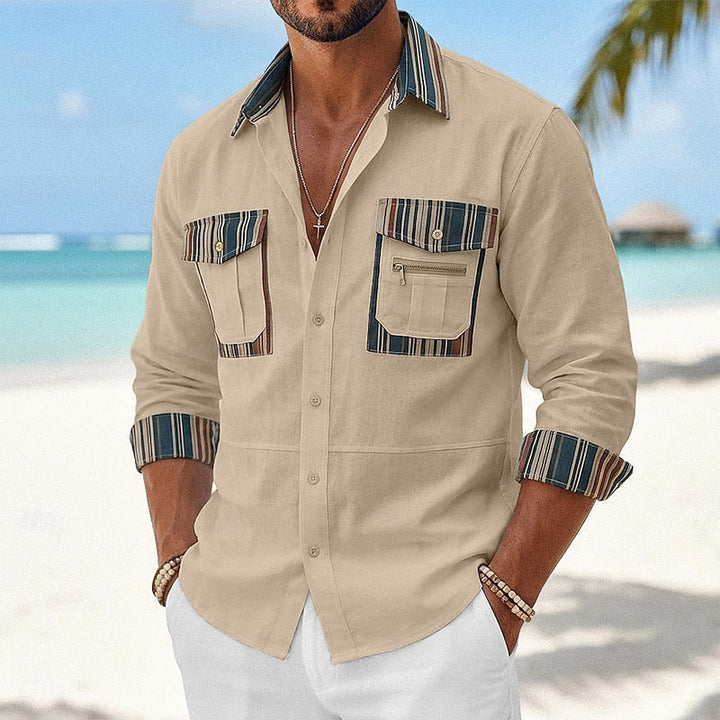Jasper | Lange Mouwen Utility Shirt