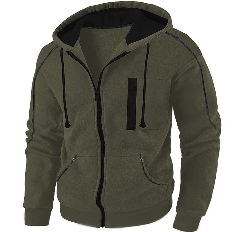 Dorian | Volledige Rits Hoodie Jas