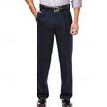 Preston | Plissé Rechte Pantalon