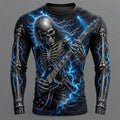Ronan | Skelet Gitaar Halloween Lange Mouwen Shirt