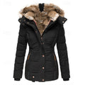 Gloria | Winterjas met Bontafwerking en Kap